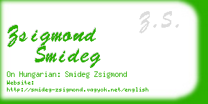 zsigmond smideg business card